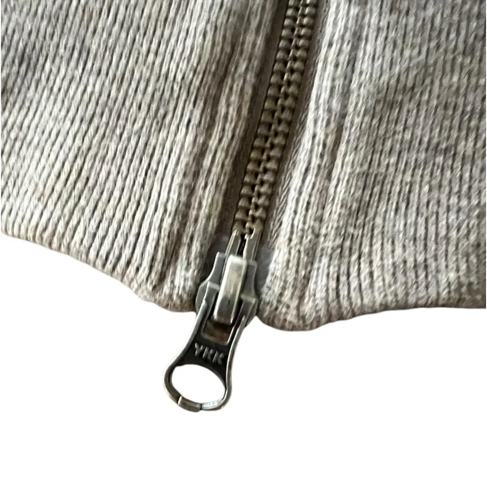 VTG‎ Ralph Lauren polo hooded jacket XL full zip brown 100% cotton knit sweater